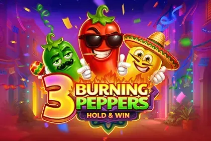 3 Burning Peppers: Hold and Win slot at BassWin